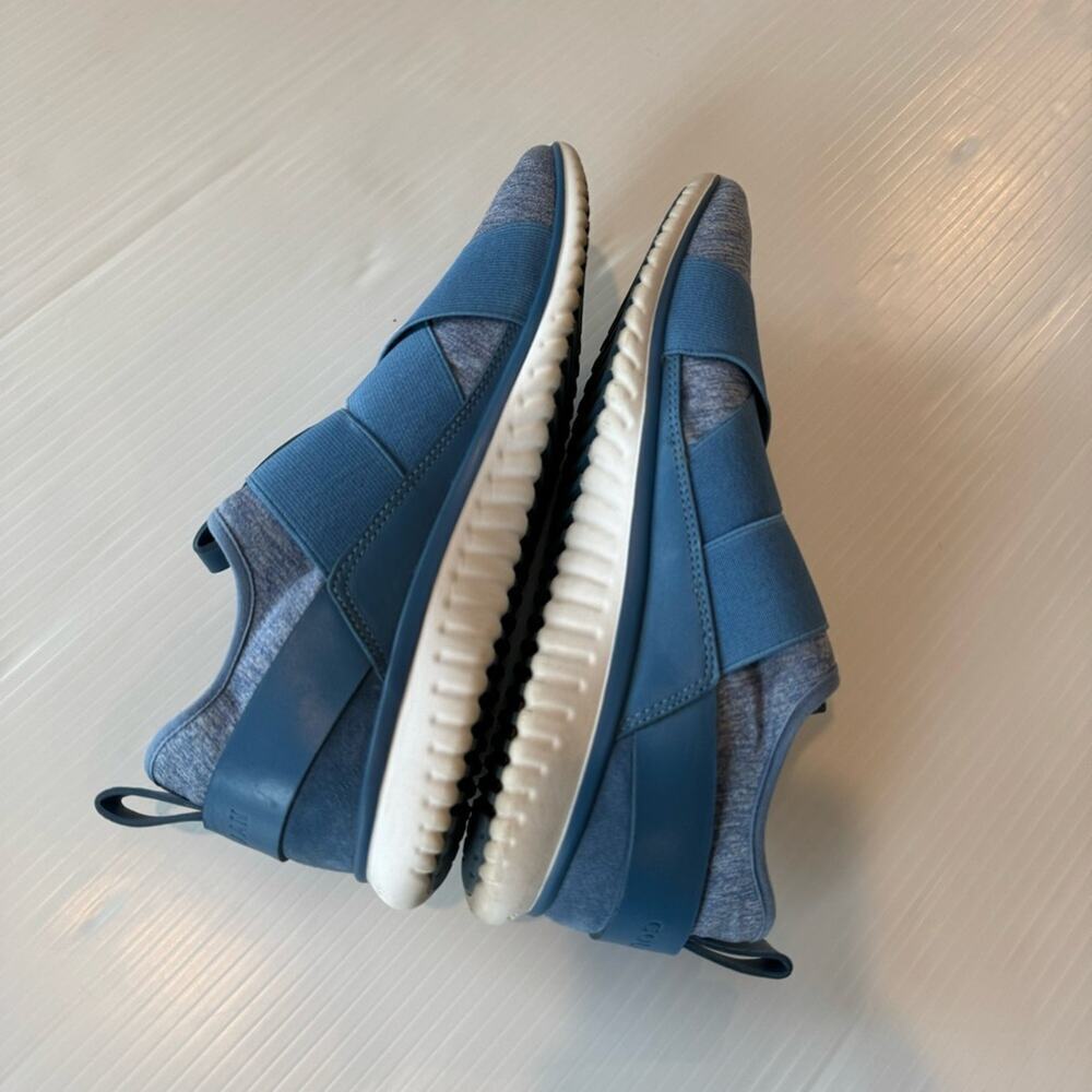 Cole Haan Studiogrand cross cross sneaker trainer blue size 6.5 - Picture 5 of 10